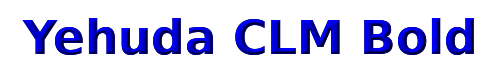Yehuda CLM Bold 