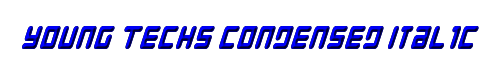 Young Techs Condensed Italic 