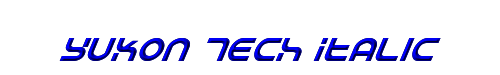 Yukon Tech Italic 