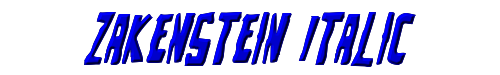 Zakenstein Italic 