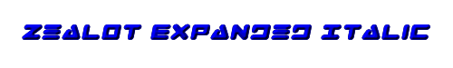 Zealot Expanded Italic 