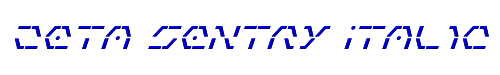 Zeta Sentry Italic 