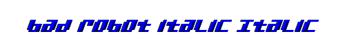 bad robot italic Italic 