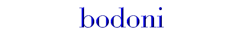 Click to use bodoni bodoni