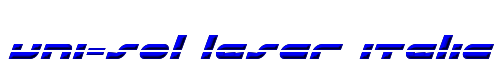 uni-sol laser italic 