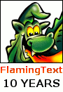 FlamingText 10 years