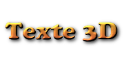 Texte 3D