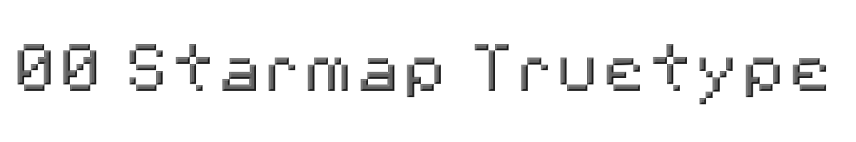 00 Starmap Truetype 
