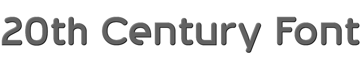20th Century Font 