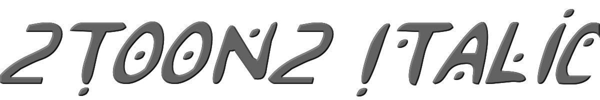 2Toon2 Italic 