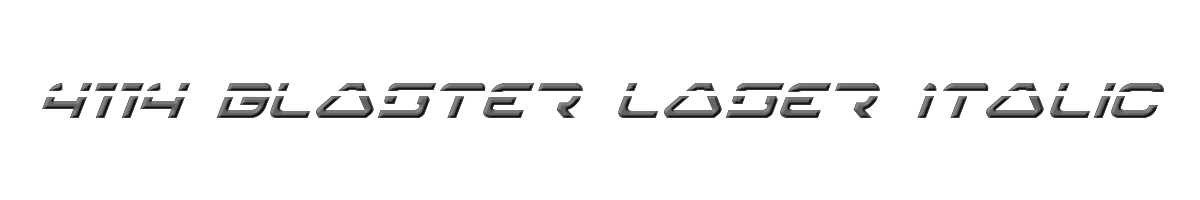 4114 Blaster Laser Italic 