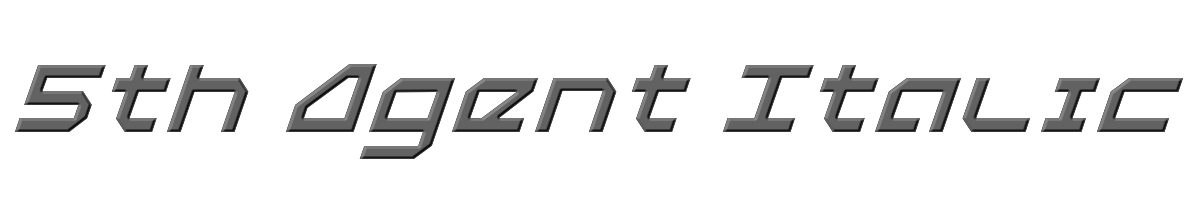 5th Agent Italic 