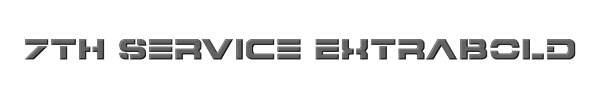 7th Service ExtraBold 