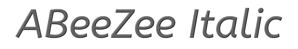 ABeeZee Italic 