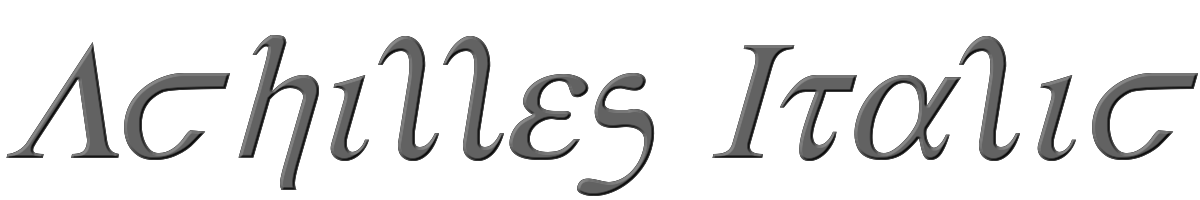 Achilles Italic 