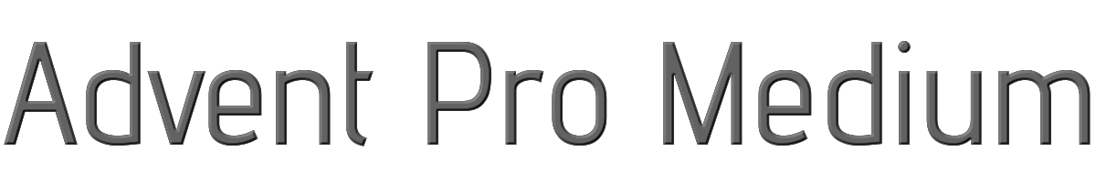 Advent Pro Medium 