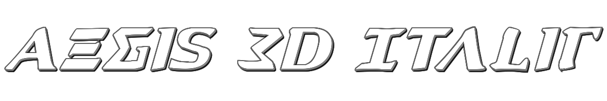 Aegis 3D Italic 