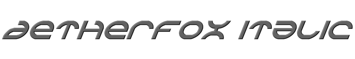 Aetherfox Italic 