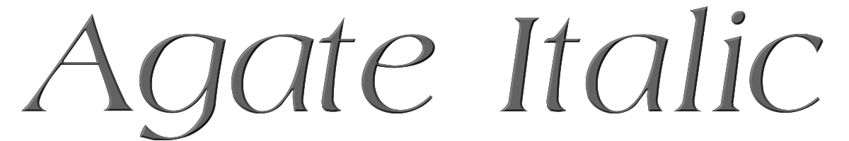 Agate Italic 