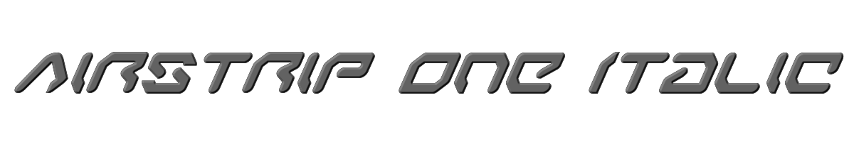 Airstrip One Italic 