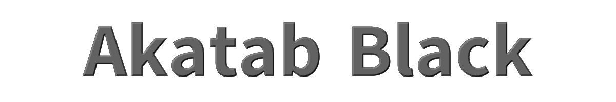 Akatab Black 