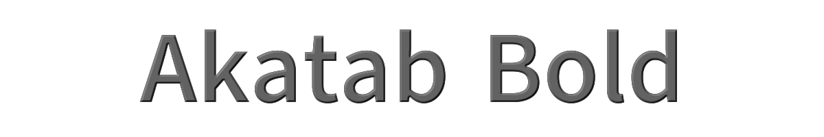 Akatab Bold 