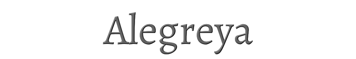 Alegreya 