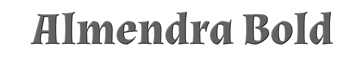Almendra Bold 