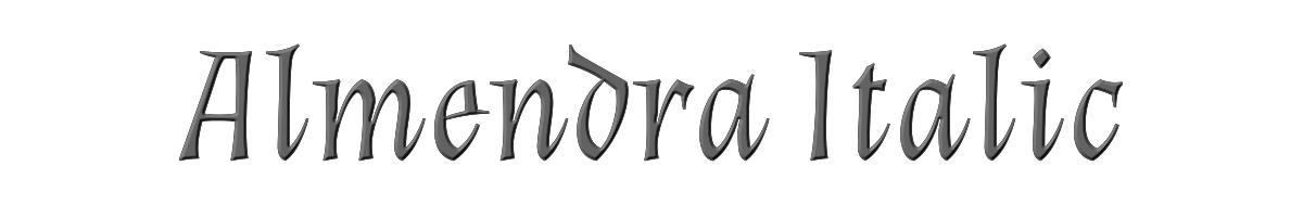 Almendra Italic 