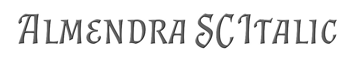 Almendra SC Italic 