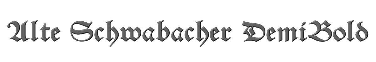 Alte Schwabacher DemiBold 