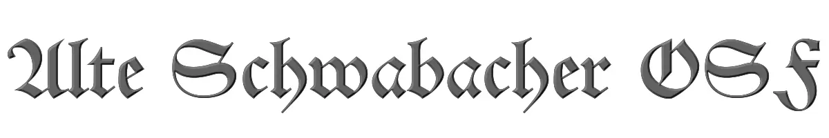 Alte Schwabacher OSF 