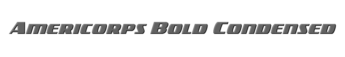 Americorps Bold Condensed 