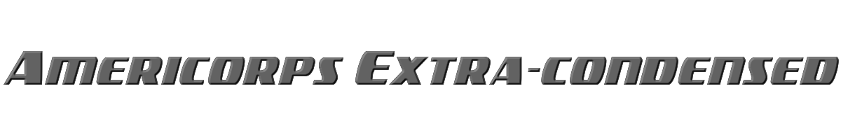 Americorps Extra-condensed 