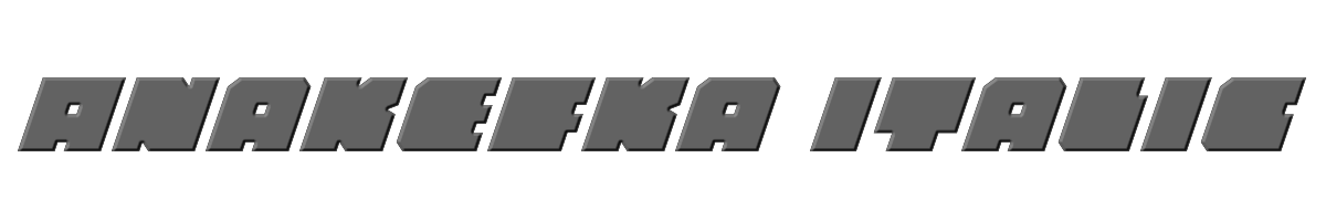 Anakefka Italic 