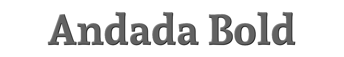 Andada Bold 