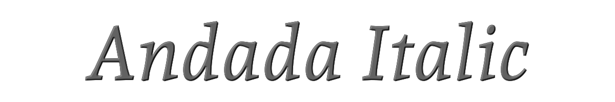 Andada Italic 