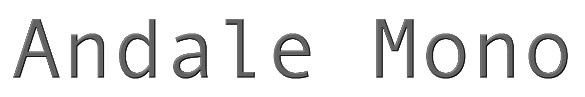 Andale Mono 