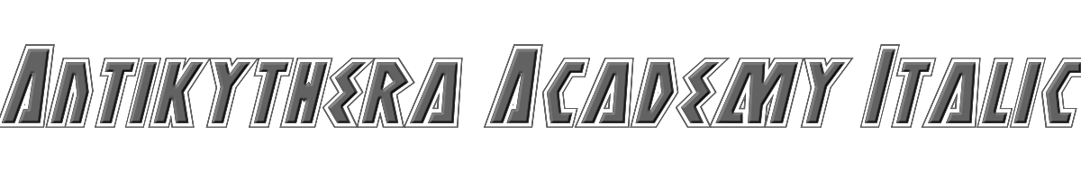 Antikythera Academy Italic 