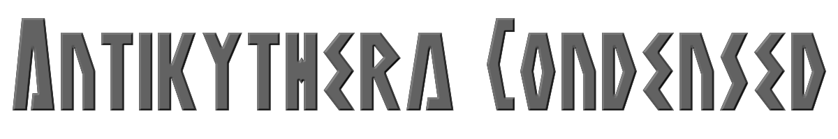 Antikythera Condensed 