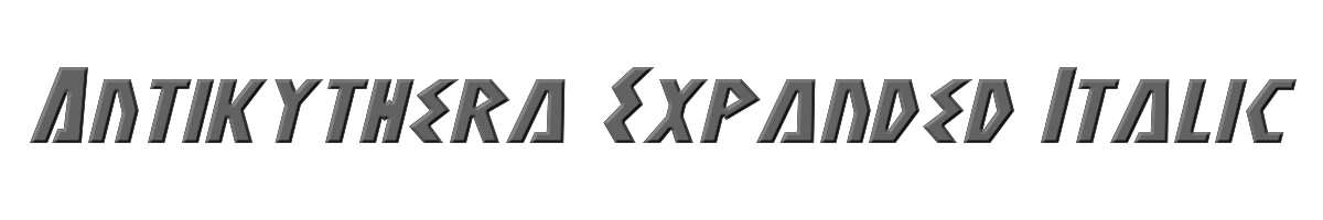 Antikythera Expanded Italic 