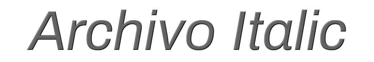 Archivo Italic 