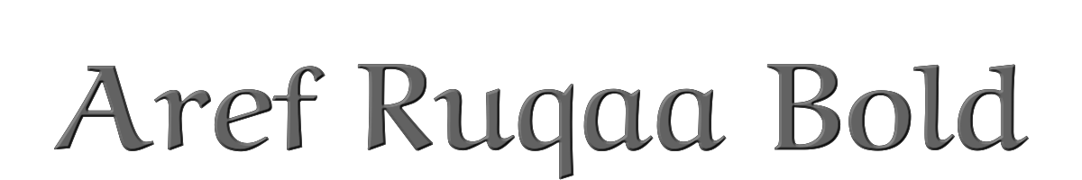 Aref Ruqaa Bold 