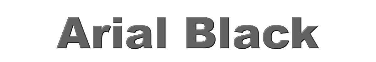 Arial Black 