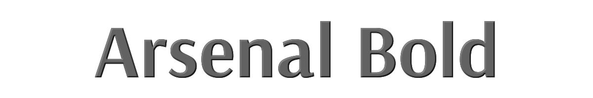 Arsenal Bold 