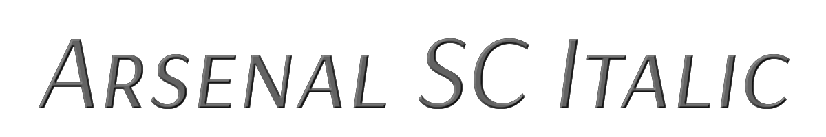 Arsenal SC Italic 