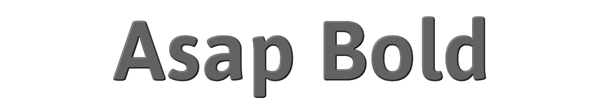 Asap Bold 