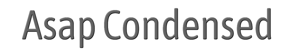 Asap Condensed 