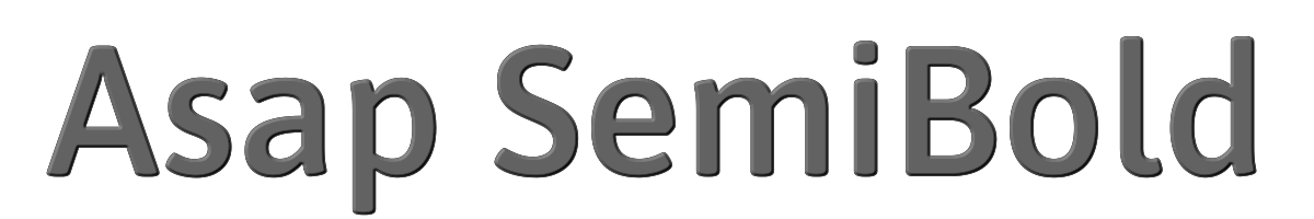 Asap SemiBold 