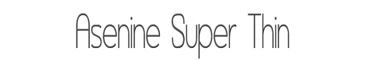 Asenine Super Thin 